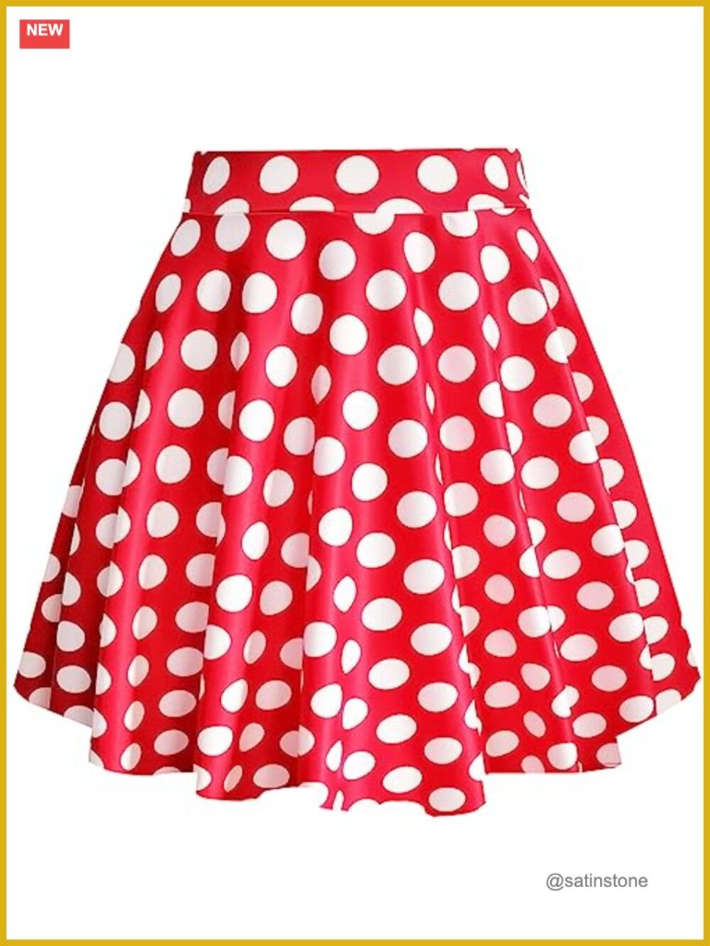 Women's A-Line Skort with Built-in Shorts